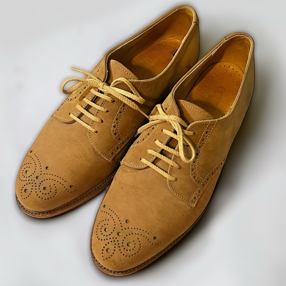 Cole Haan Tan Leather Oxfords